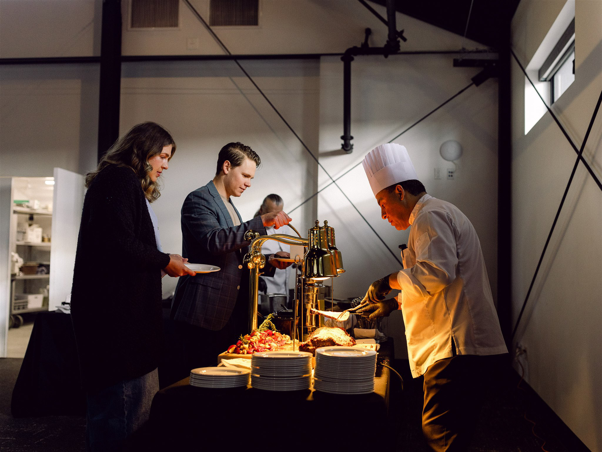 Dinner Buffet Corporate Event At The Elm Estate