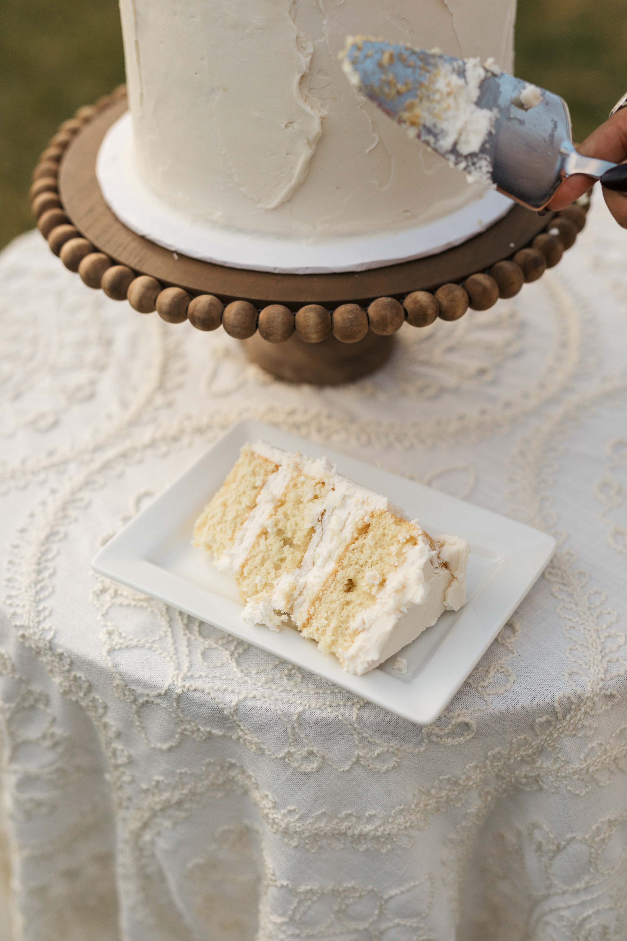 a slice of cake on a table 1