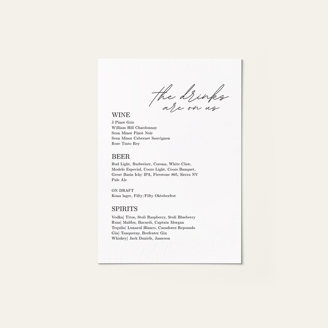 Drinks TEE Alyssa Colin